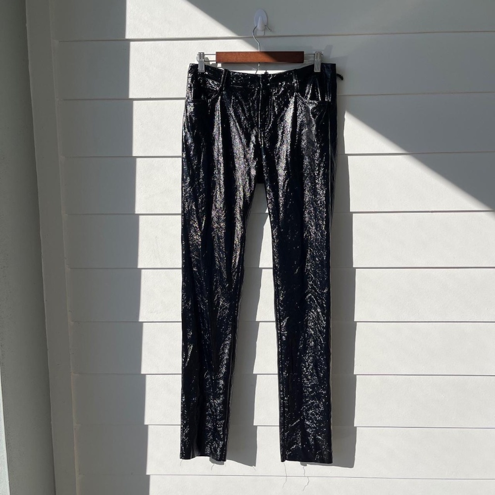 Anna Sui Genderless Patent Pants